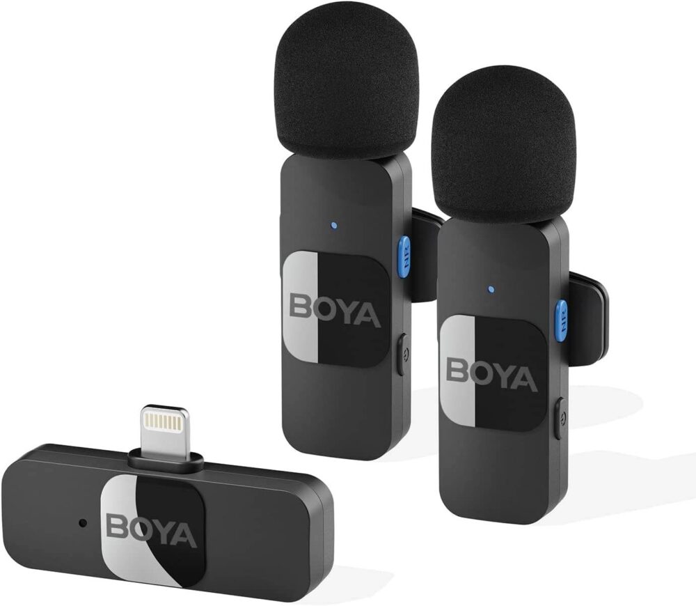 BOYA BY-V1 Ultracompact 2.4GHz Wireless Microphone System for Type-C Devices