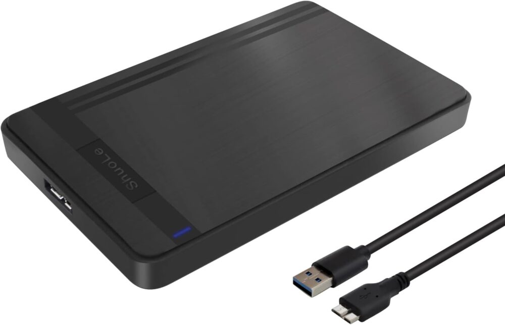 K103 2.5-Inch USB 3.0 External HDD Enclosure – SATA Hard Drive & SSD Case