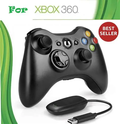 Microsoft Xbox 360 2-in-1 Dual Vibration Wireless 2.4GHz Controller