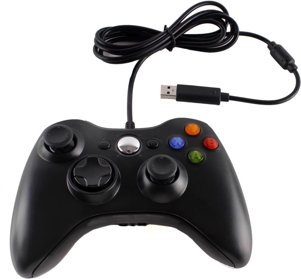 1 Microsoft Xbox 360 Controller for Windows – Wired USB Gaming Controller