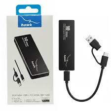 1 HAWK USB 3.1 to NVMe SSD Enclosure – M.2 NVMe External SSD Case