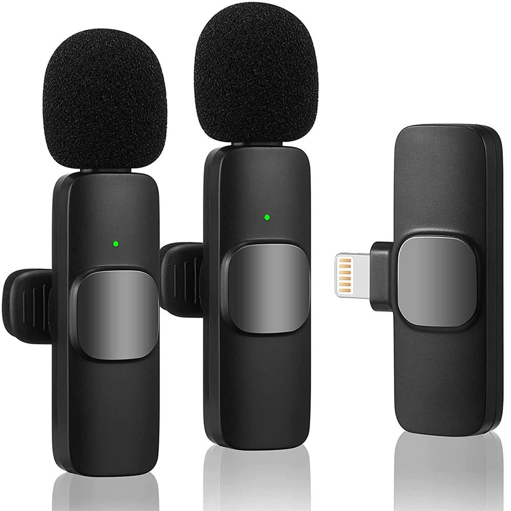 K9 Wireless Lavalier Microphone – Portable Clip-On Mic for Smartphones & Content Creators