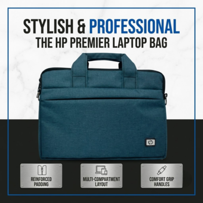 HP Hand Carry Laptop Bag – 15.6" Top Load Business Briefcase with Shoulder Strap