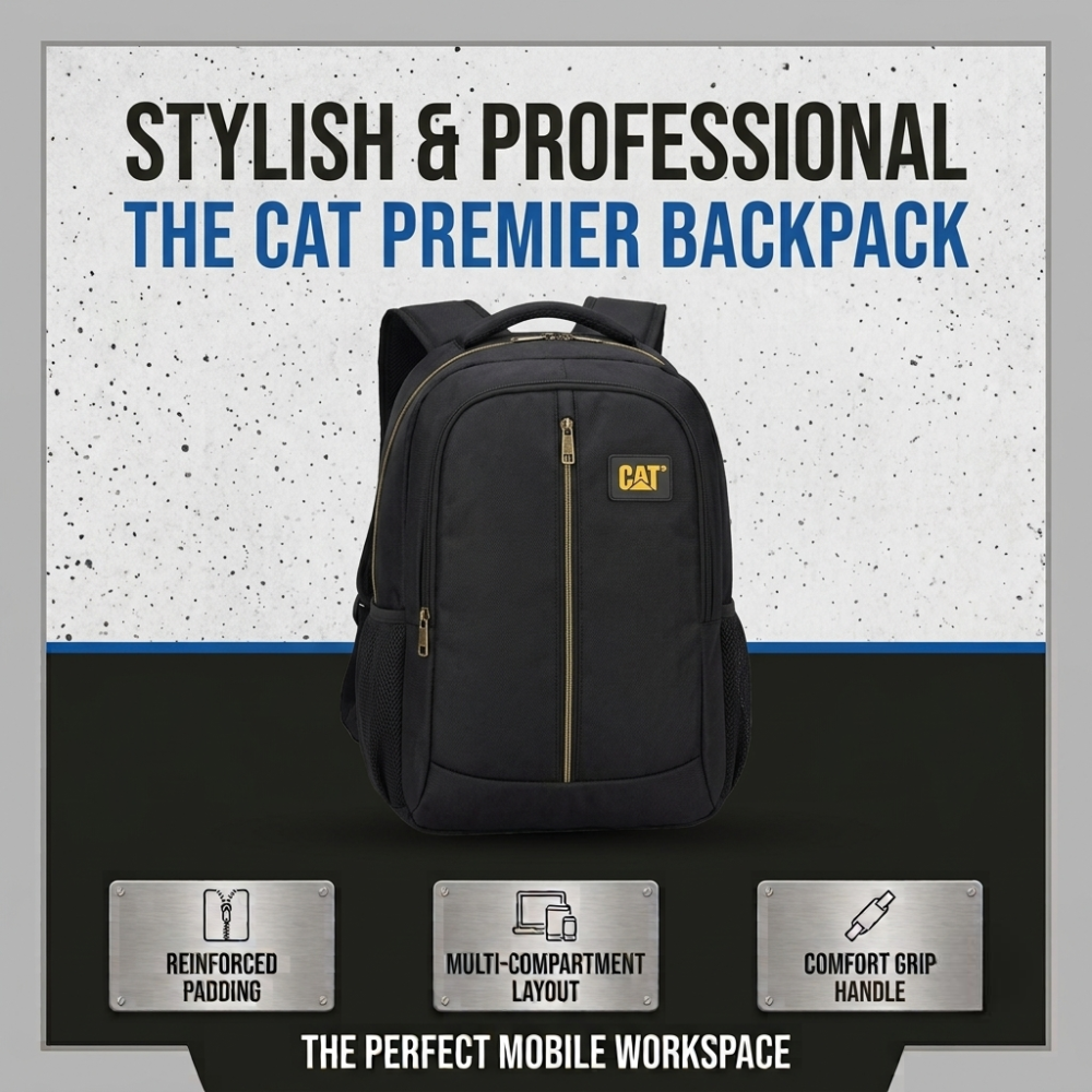 CAT Shoulder Laptop Bag – Premium Messenger Bag for 15.6" Laptops