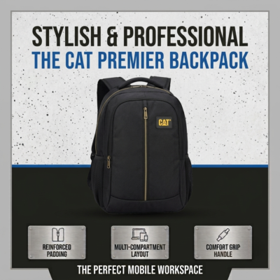 CAT Shoulder Laptop Bag – Premium Messenger Bag for 15.6" Laptops