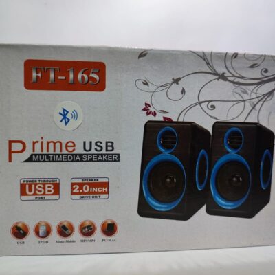 FT-165 Prime USB Multimedia Speaker – Stereo Sound Desktop Speaker
