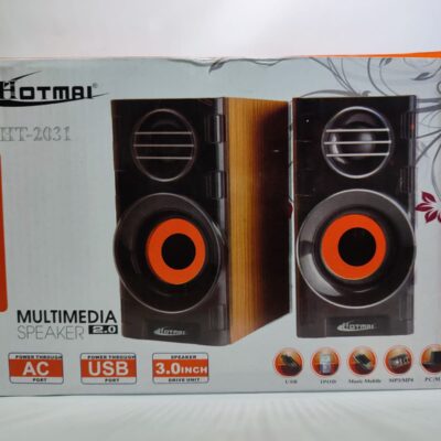 Hotmai HT-2031 Multimedia 2.0 Speaker – USB Powered Stereo Speaker with Crystal Clear Sound