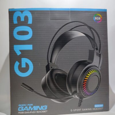 G-103 RGB Gaming Headset – E-Sport Backlight Stereo Gaming Headphones with Microphone