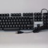 C-18 USB Standard Corded Keyboard – Mechanical Feel Wired Keyboard