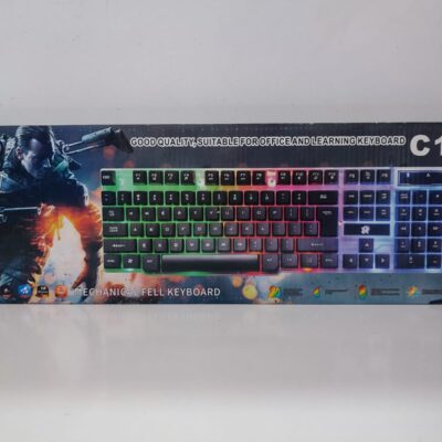 WhatsApp Image 2026-06-27 at 12.34.22 PM (2) C-18 USB Standard Corded Keyboard – Mechanical Feel Wired Keyboard