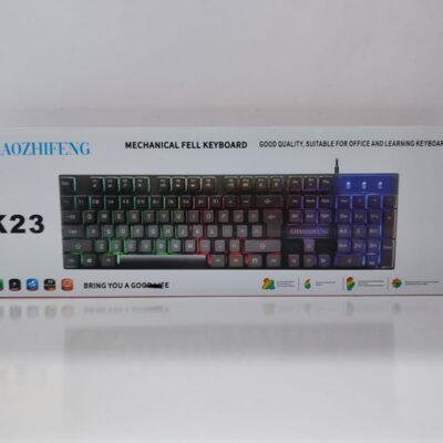 WhatsApp Image 2026-06-27 at 12.34.22 PM (2) Chaozhifeng K-23 Mechanical Feel Gaming Keyboard – LED Backlit USB Wired Keyboard
