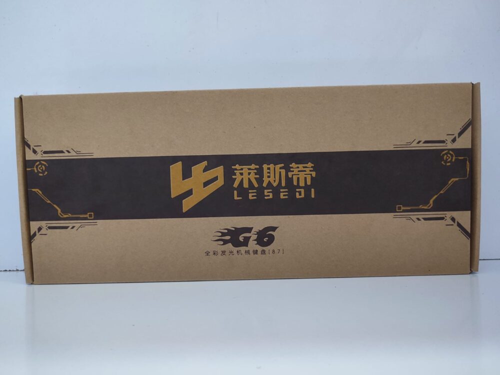 LESEDI G6 Gaming Keyboard – RGB Backlit USB Wired Mechanical Feel Keyboard