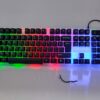 C-18 USB Standard Corded Keyboard – Mechanical Feel Wired Keyboard