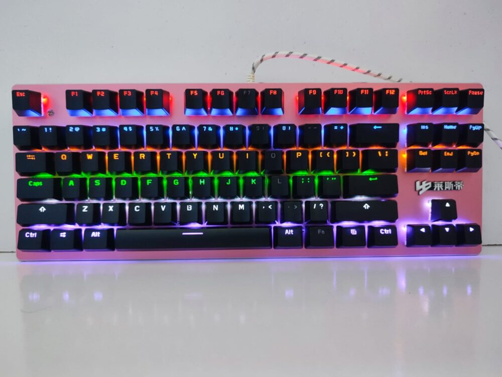 LESEDI G6 Gaming Keyboard – RGB Backlit USB Wired Mechanical Feel Keyboard