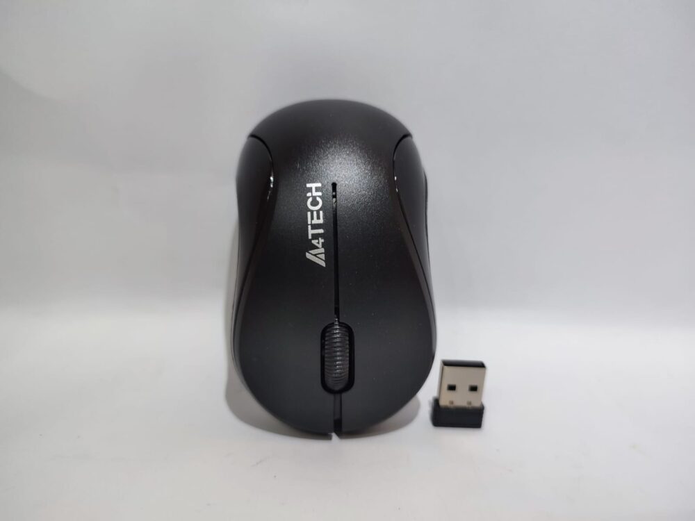 A4Tech 2.4G Optical Wireless Mouse – 1000 DPI Ergonomic USB Mouse