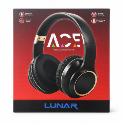 ace 1 ACE Lunar Wireless Headphones – Bluetooth Stereo Headset with Deep Bass & Built-in Microphone