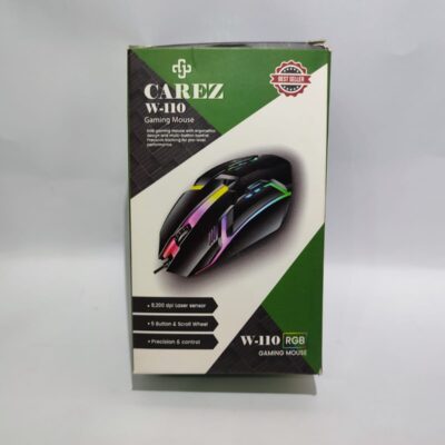 gaming mouse 1 CAREZ W110 RGB Gaming Mouse – High Precision Wired Gaming Mouse with LED Lighting