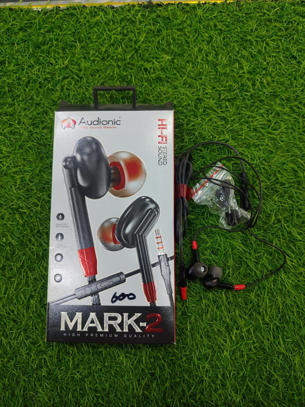 Audionic Mark 2 Hi-Fi Stereo Sound Earphones – Wired Handsfree with Microphone