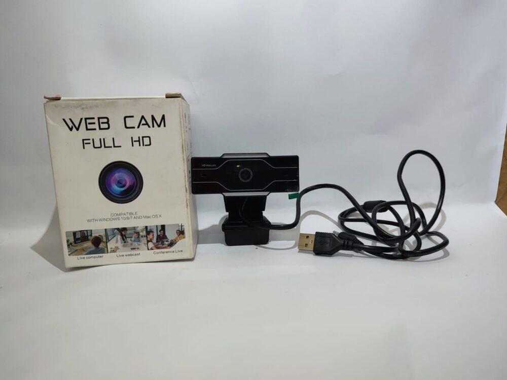 Full HD USB Webcam – 1080P Webcam Compatible with Windows 11/10/8/7 & macOS