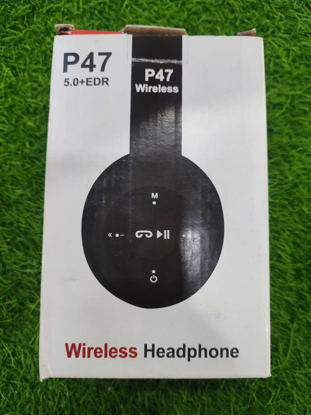 P47 Wireless 5.0+EDR Bluetooth Headphones – Foldable Stereo Headset with Mic