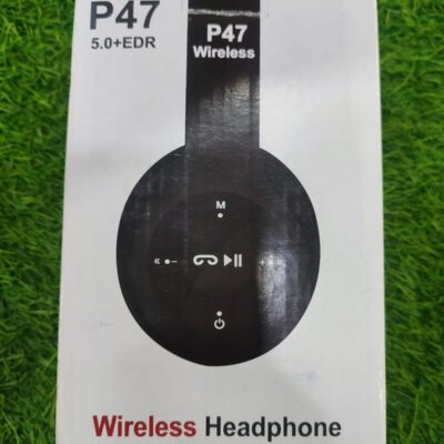 P47 Wireless 5.0+EDR Bluetooth Headphones – Foldable Stereo Headset with Mic