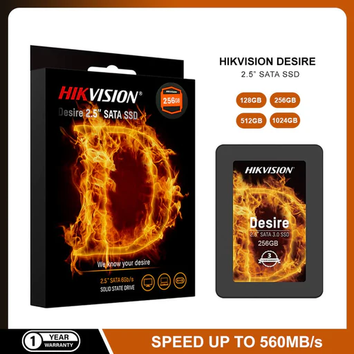 Hikvision Desire 256GB 2.5-Inch SATA Internal Solid State Drive (SSD)