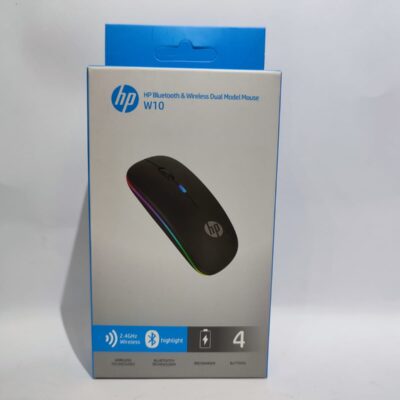 hp mouse 1 HP W10 Dual Mode Wireless Mouse – Bluetooth & 2.4GHz Rechargeable Optical Mouse