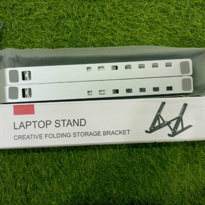 laptop stand2 Creative Folding Laptop Stand with Storage Bracket – Adjustable Portable Laptop Riser