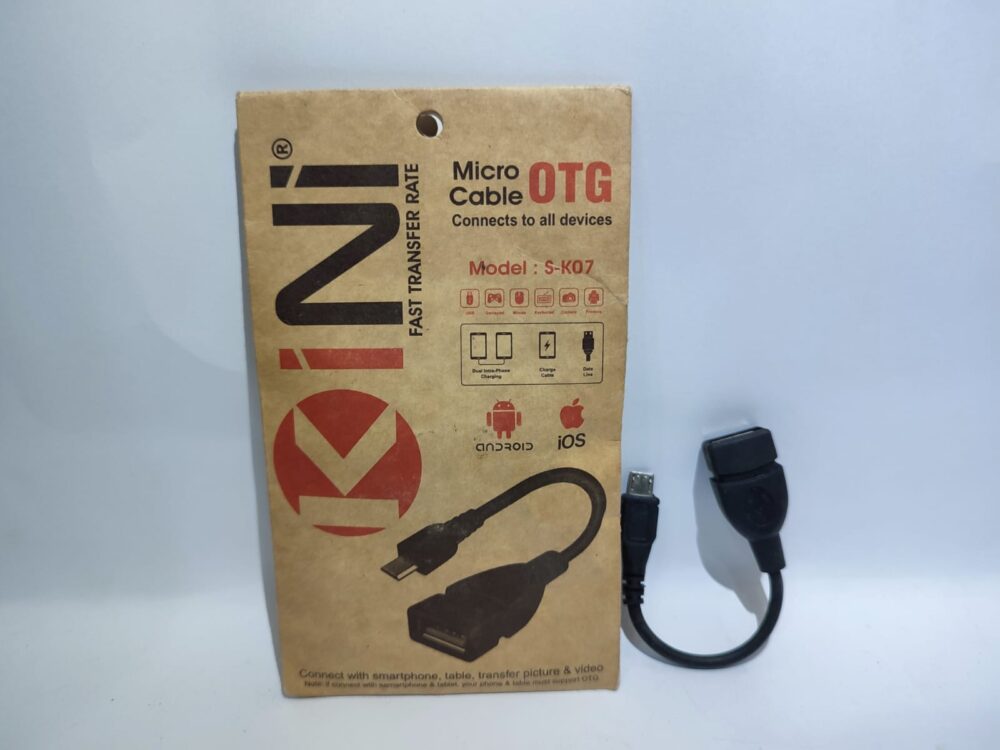 KINI S-K07 Micro USB OTG Cable – USB Female to Micro USB OTG Adapter