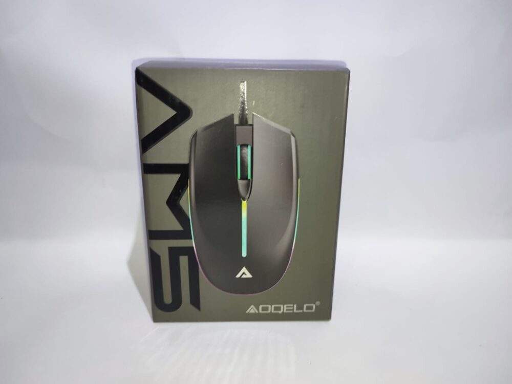 AOQELO AM5 Colorful Wired Mouse – RGB Optical Gaming & Office Mouse