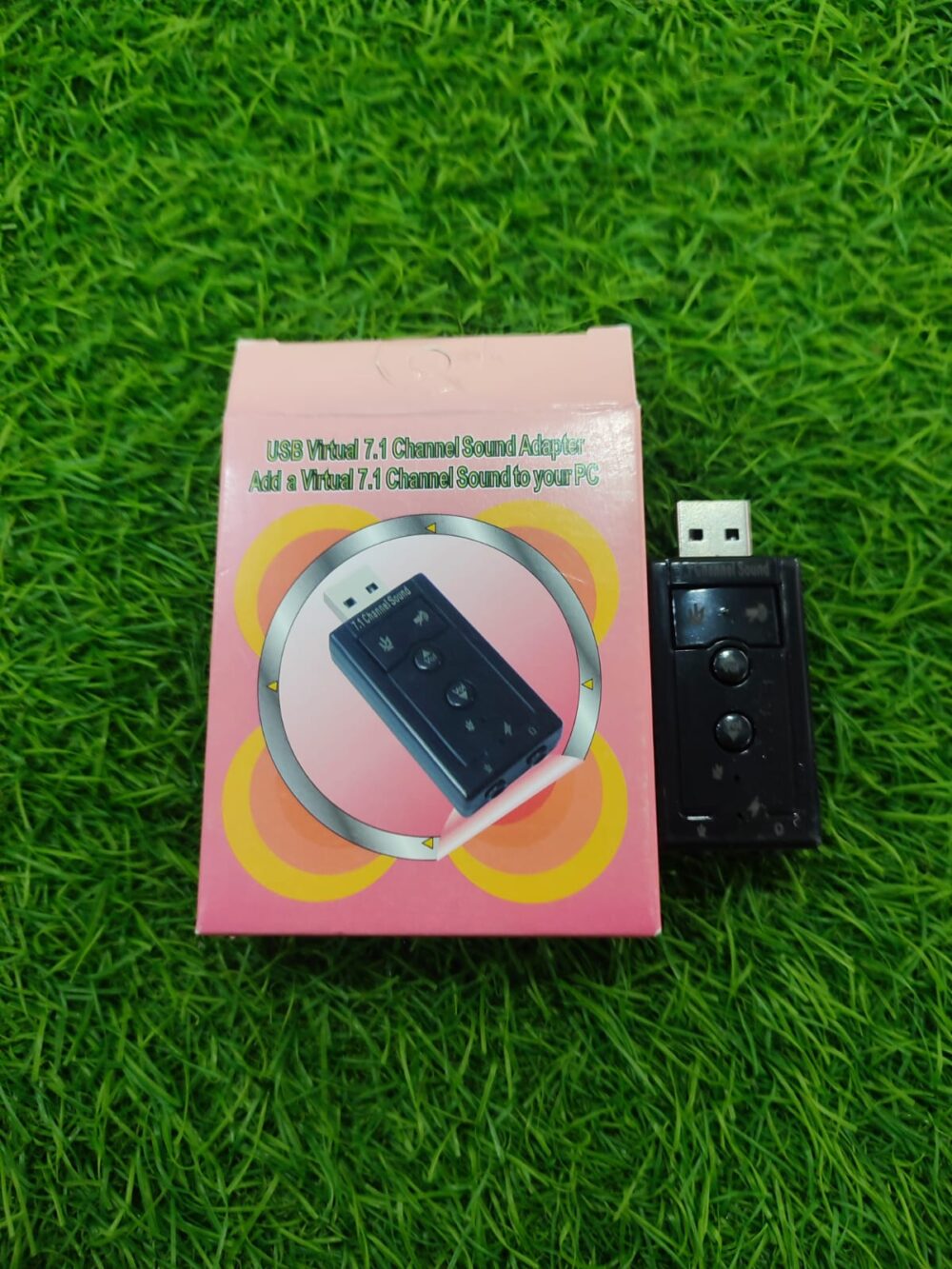 USB Virtual 7.1 Channel Sound Adapter – External USB Audio Sound Card