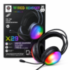ONIKUMA X29 Gaming Wired Headset – RGB Stereo Surround Sound Headphones with HD Microphone