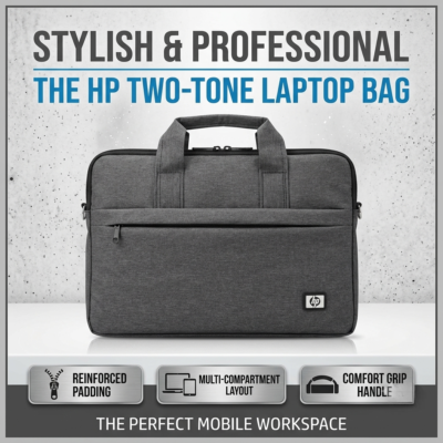 HP Premium Hand Carry Laptop Bag – Business Briefcase for Up to 14" Laptops