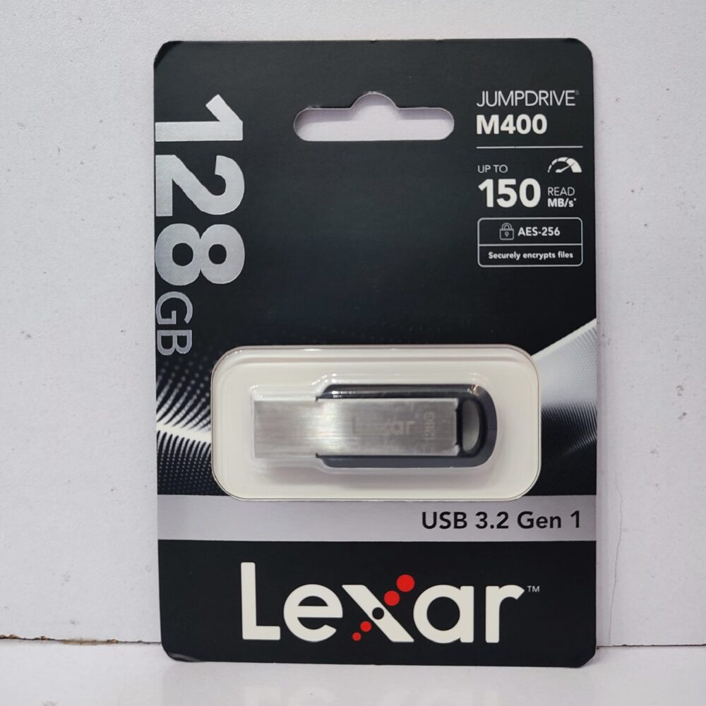 Lexar Jump Drive M400 128GB USB 3.2 Gen 1 Flash Drive – Up to 150MB/s Read Speed