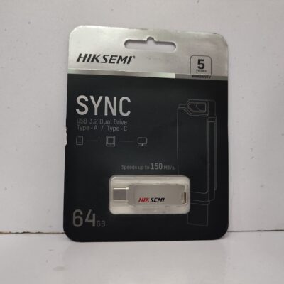 WhatsApp Image 2026-07-05 at 3.09.58 PM HIKSEMI Sync 64GB USB 3.2 Dual Drive Type-A & Type-C Flash Drive