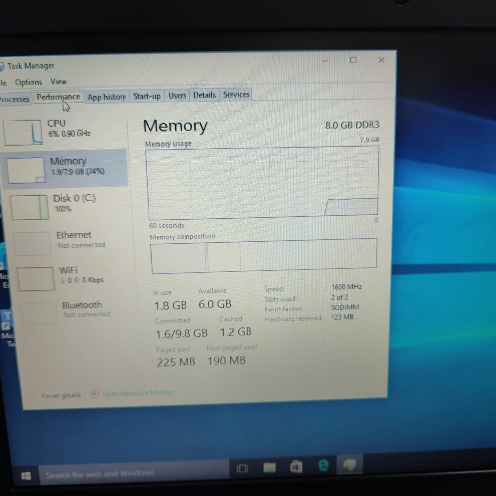Lenovo ThinkPad L560 – Intel Core i3 6th Gen | 8GB RAM | 500GB HDD | 15.6" HD Display | Webcam | Good Battery Backup