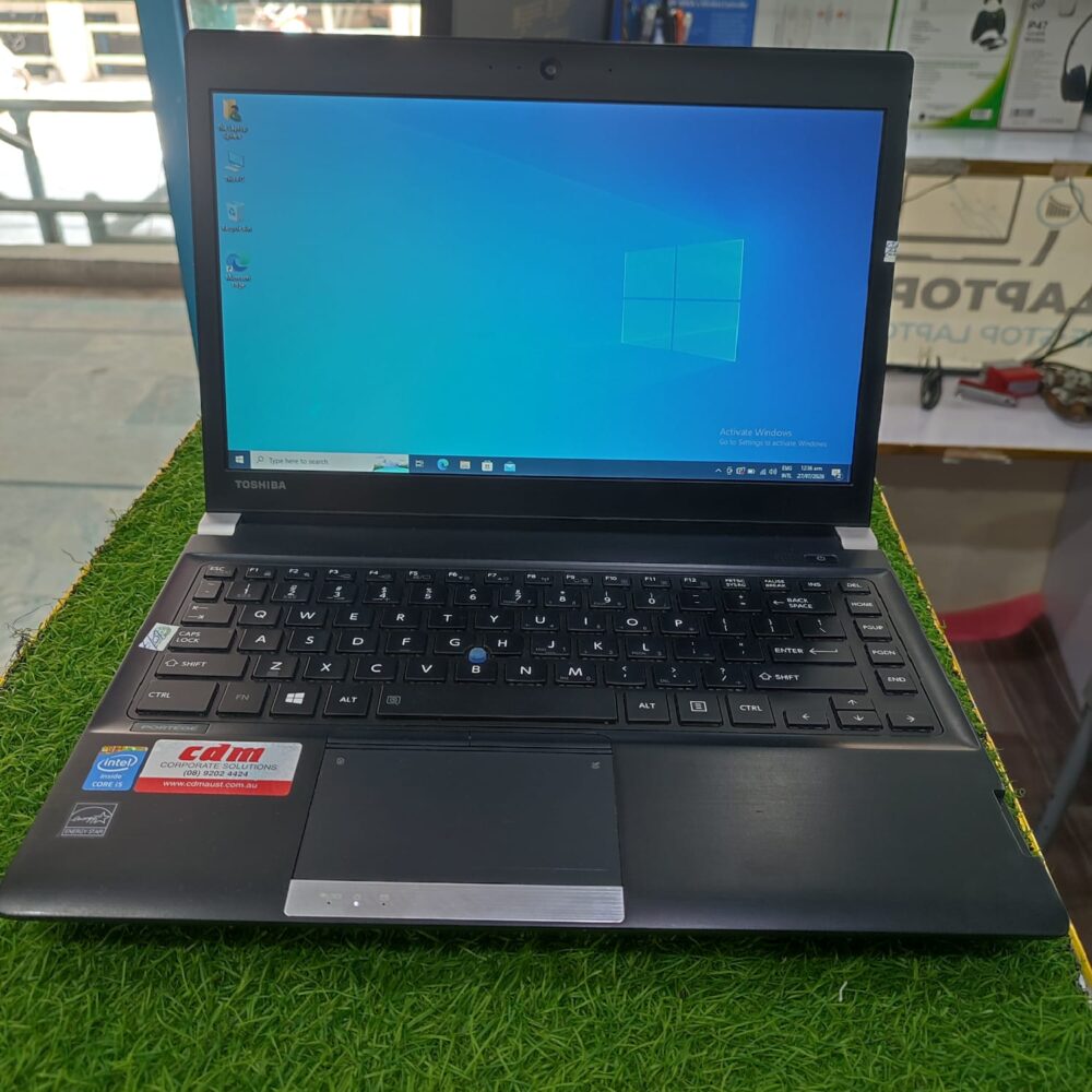 WhatsApp Image 2026-07-27 at 12.38.29 PM Toshiba Portege R30-A – Intel Core i5 4th Gen | 4GB RAM | 256GB SSD | 13.3" HD Display | Backlit Keyboard | Webcam
