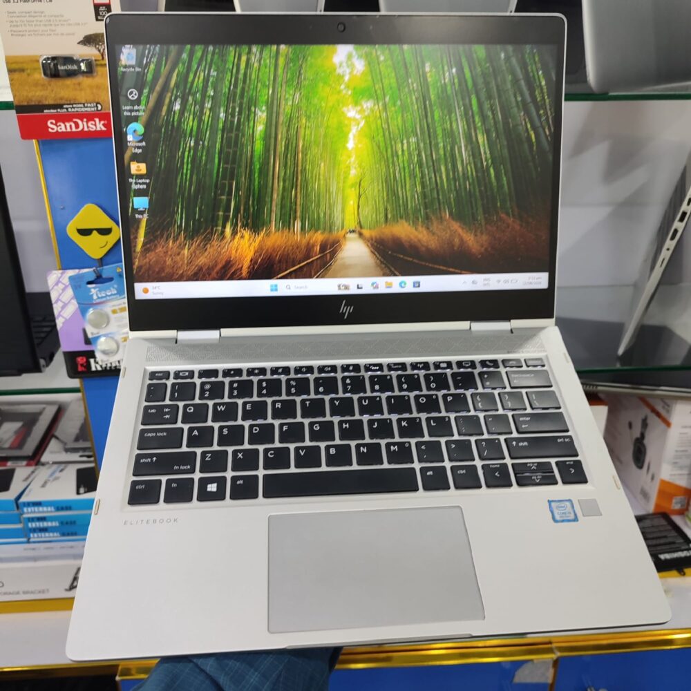 HP EliteBook x360 830 G5 Laptop – Intel Core i5 8th Gen, 8GB RAM, 256GB SSD, Touchscreen, Webcam
